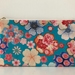 Japanese kimono print medium size pencil case / make-up pouch / toiletry pouch / clutch