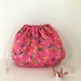 $10 SALE - Drawstring bag / Make-up bag