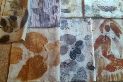 Botanically Dyed Fabric Bundles