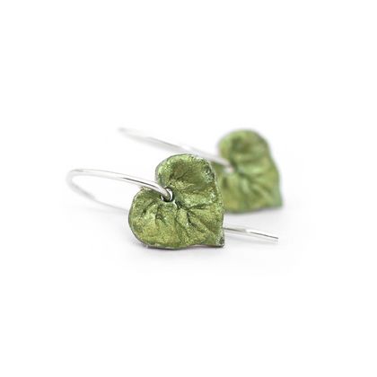 Kawakawa Leaf Hook Earrings