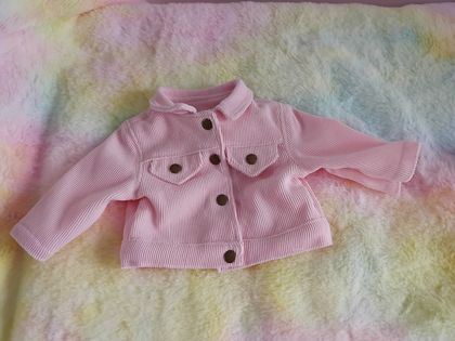 18" Doll Jacket-Pink Denim Style