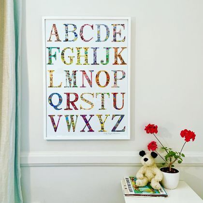 A1 Alphabet Poster