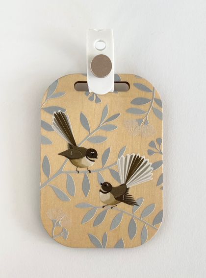 Fantail Luggage Tag 