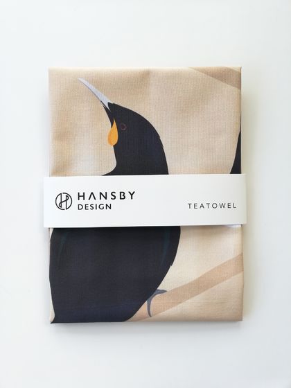 Luxury Cotton Tea towel - Huia