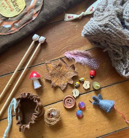 Woodland knitting kit