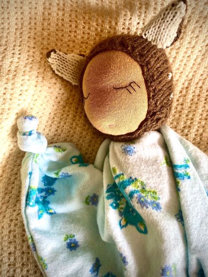 Waldorf sleeping baby doll - Deer