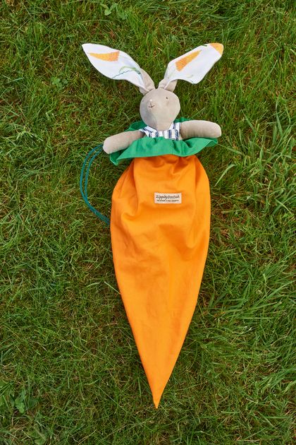 Carrot Backpack carry  -velveteen Rabbits