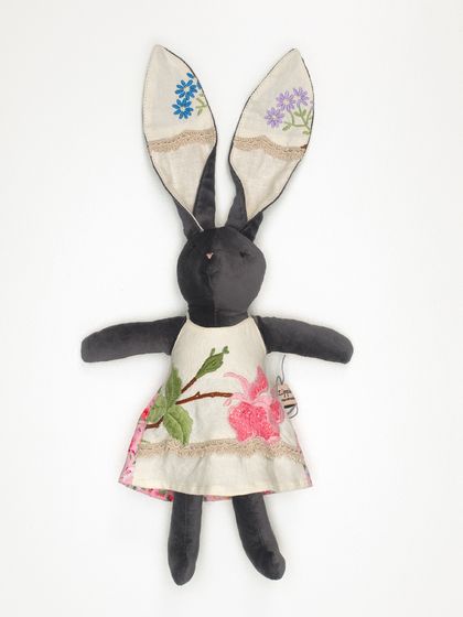 Rosie Grey Bunny Rabbit  Doll