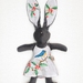Holly Bunny Rabbit  Doll - Grey
