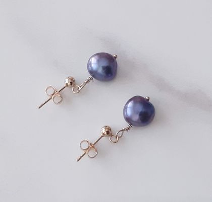 Gold Filled/Freshwater Pearl Drops 