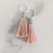 Beige Tassel Earrings