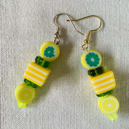 Earrings: Lemonade Candy (Novelty range)