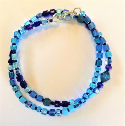 Ocean Shimmer set: Earrings, bracelet