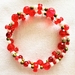 Bracelet: Poinsettia - part of a set (Festive range)