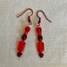 Earrings: Raspberry Mocktail - part of a set