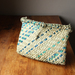 blue and green stripe kete