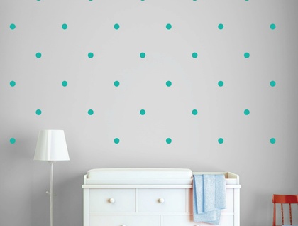 Decals Decal Dots Fabric Wall Stickers Non-Toxic