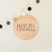 Name Sign - 19cm, Wooden Name Sign