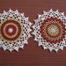 Crochet mandala/doilies- set of 2