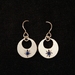 Star sapphire earrings