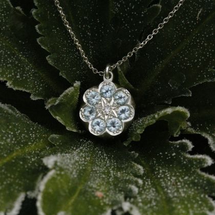 Frost flower pendant