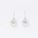 Aquamarine star earrings (small)