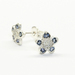 sapphire wahlenbergia studs