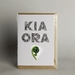 Kia Ora greeting card