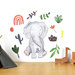 Elephant in the Jungle wall decal – medium
