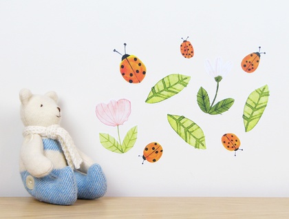 Ladybirds wall decal – small