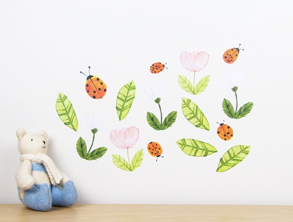 Ladybirds wall decal – medium