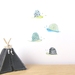 Snails wall decal – small