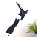 New Zealand map chalkboard wall decal – Medium