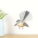 Fantail tiny wall decal