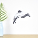 Dolphin tiny wall decal