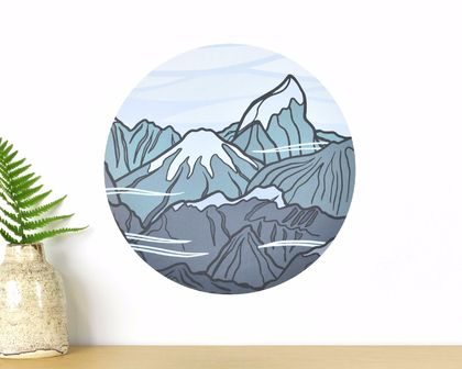 View to the South small dot wall decal by Wirihana Design