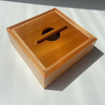 New Zealand Kauri & Rewarewa jewellery box