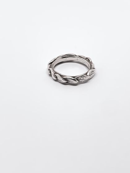 Organic Leaf-Stacking Ring | Sterling Silver