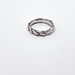 REVEALED – SINGLE LEAF STACKING RING IN STERLING SILVER