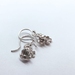Dainty Flower Bouquet Dangle Earrings in Sterling Silver
