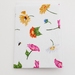Floral Fabric Covered Greeting Card