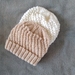 Hand Knitted 100% Merino Beanies 0-3 months