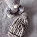Knitted NZ Merino Baby Beanie Set - Newborn to 6 Months