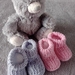 100% Merino Knitted Booties-Newborn