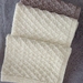 NZ Merino Knitted Baby Blanket -Cream