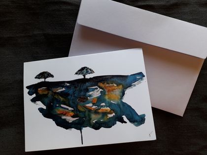 Double pack small greetings cards - original watercolour prints