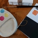 Shimmer watercolour starter palette, brush and sketchbook