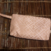 Geometric zipped pouch 