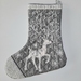 Christmas stocking - scandi grey