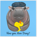 How You Moo Deng? Greeting Card